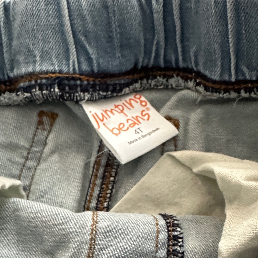 Jumping Beans Kids Jeans Trio - Dark and Light Blue - Picture 5 of 9
